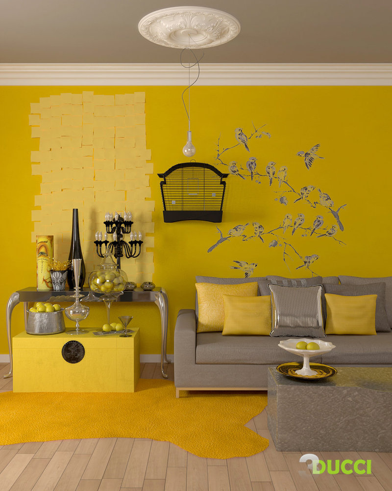 Yellow Room Interior Inspiration 55 Rooms For Your Viewing Pleasure