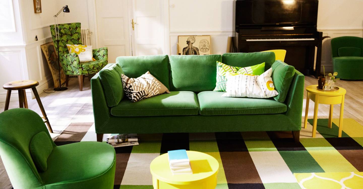 Green Sofa Living Room Design Ideas Pictures Decorating Ideas House Garden