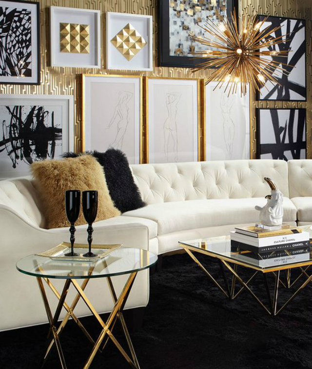 15 Black And White Living Room Ideas